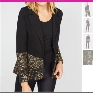 Starry Night Gold Foil Blazer from Terez